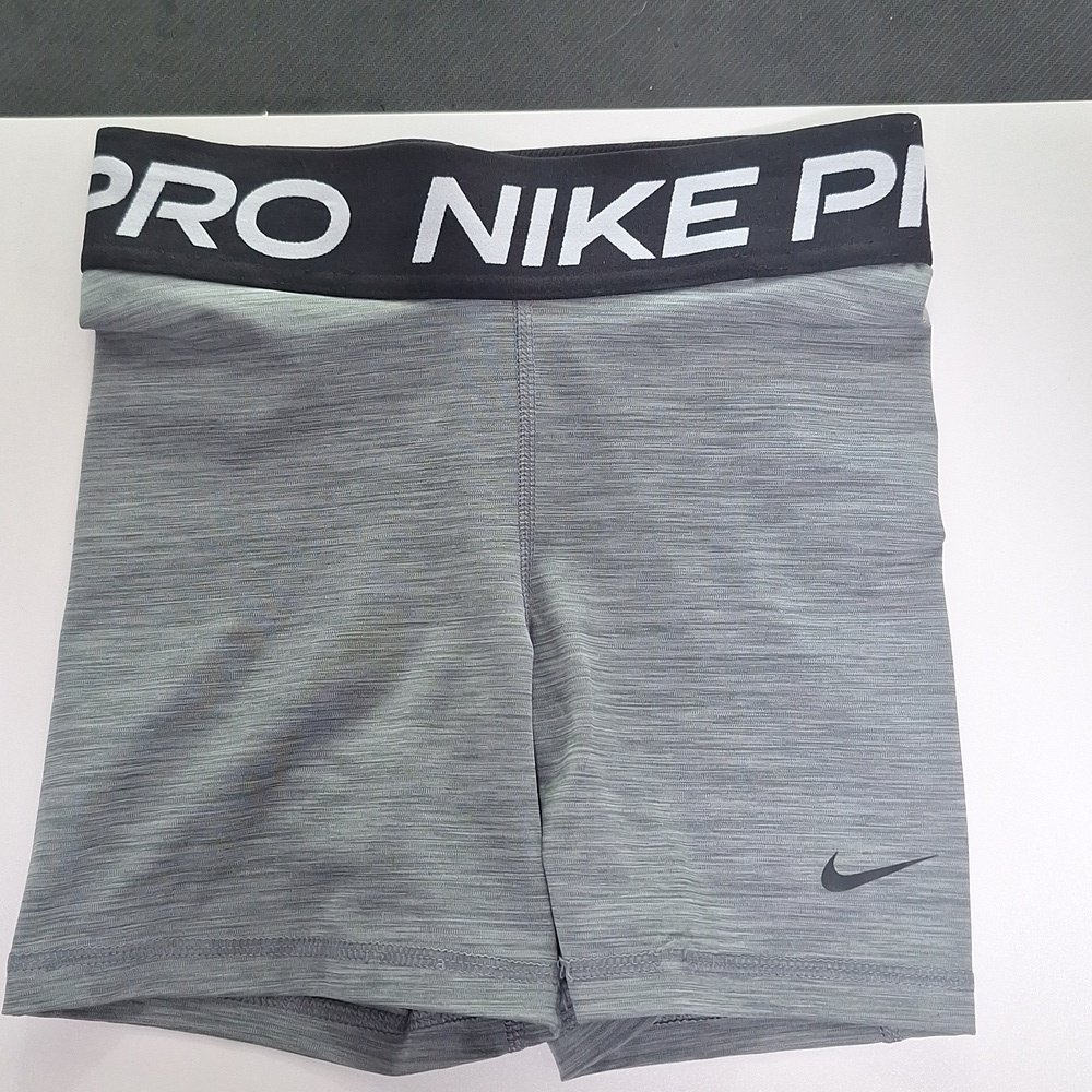 Nike Pro Gray Spandex Shorts Performance Gray